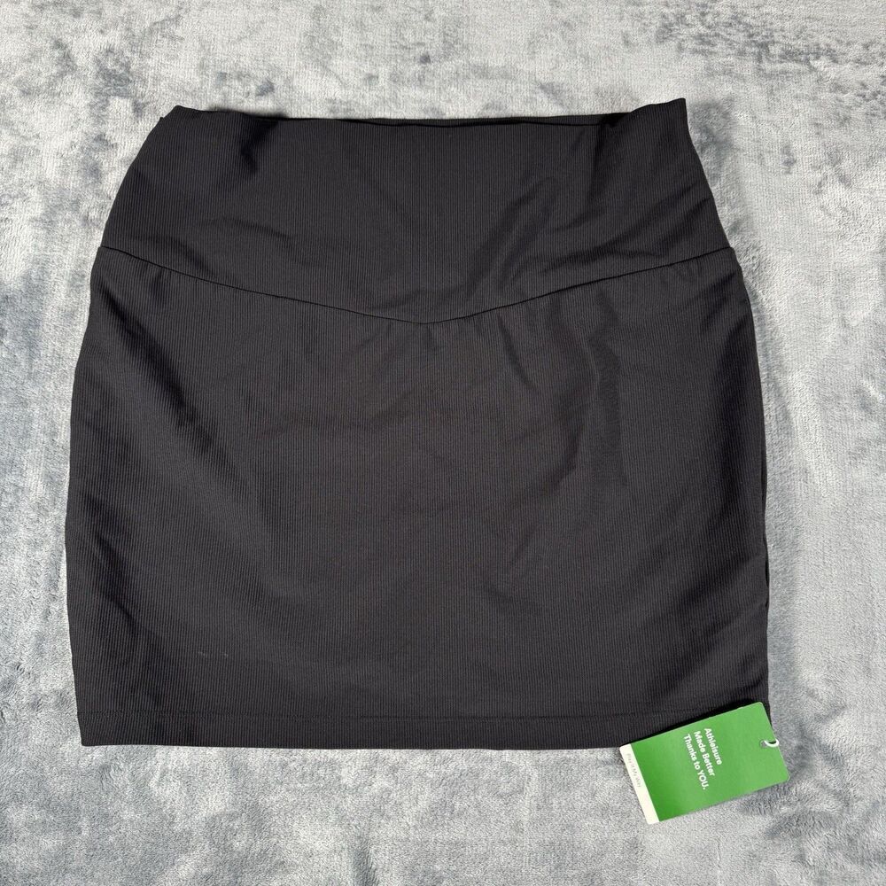 HALARA Sz XL Black Athleisure Play It My Way Skort Tennis Golf Mini Skirt Shorts - Picture 2 of 12